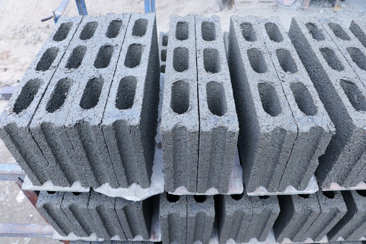 Concrete blocks construction materials